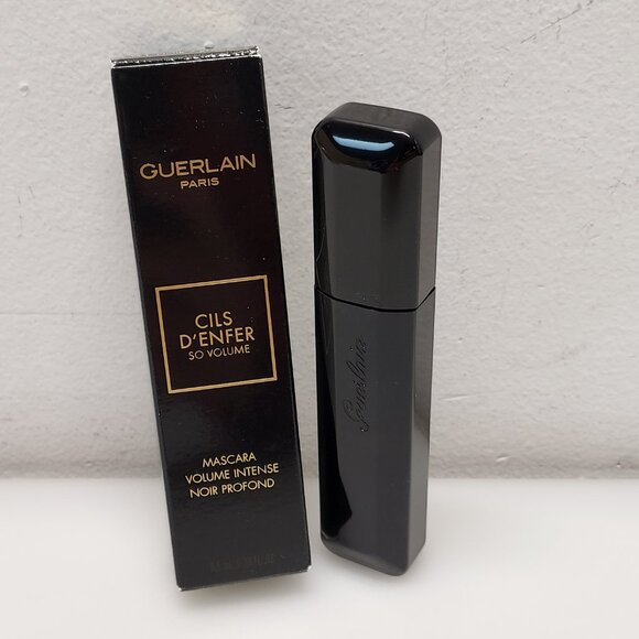 GUERLAIN PARIS👀 MAXI LASH SO VOLUME INTENSE VOLUME DEEP BLACK MASCARA #01 BLACK - Picture 7 of 8